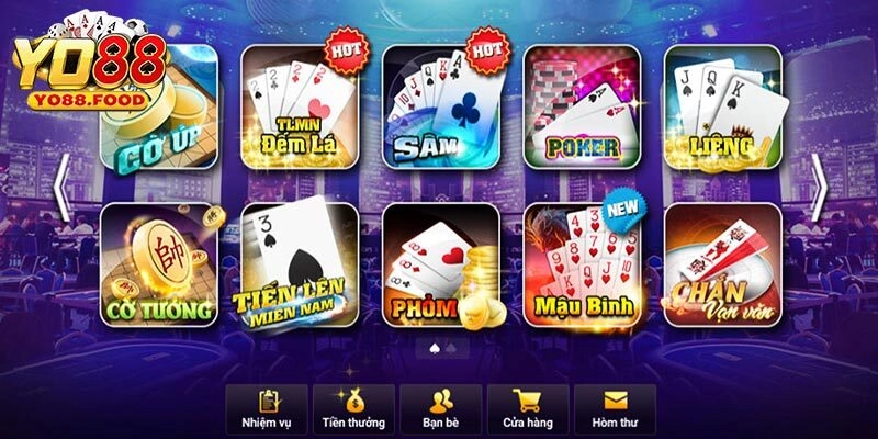 Game Bài Đổi Thưởng Yo88 - Thiên Đường Giải Trí Khám phá kho game được yêu thích tại game bài đổi thưởng Yo88