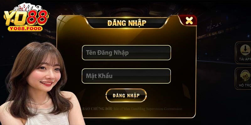 Đăng Nhập Yo88 - Hướng Dẫn Cách Đăng Nhập Vào Tài Khoản Nhập tên tài khoản và mật khẩu