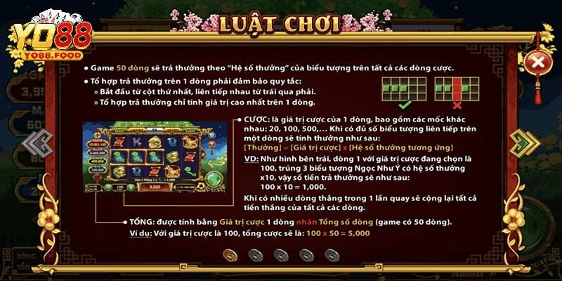 Các bước chinh phục cung hỷ phát tài Yo88